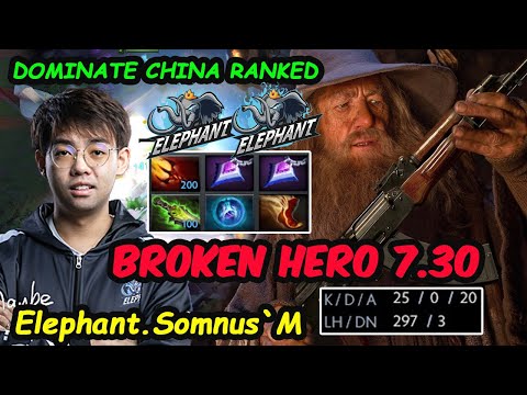 Somnus (Maybe) - KOTL Most Broken Hero 7.30 - Dominate Server China Ranked Dota 2 pro Gameplay