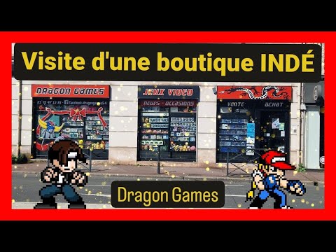 #01 BOUTIQUE INDE - VISITE DE DRAGON GAMES - Le paradis des gamers !