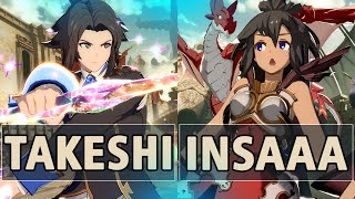 GBVSR:🔥Takeshi (Lancelot) Vs TILIN Insaaa (Zooey)🔥| High Level Gameplay.
