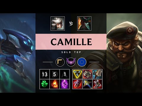 Camille Top vs Gangplank: Dominating - EUW Master Patch 25.S1.1