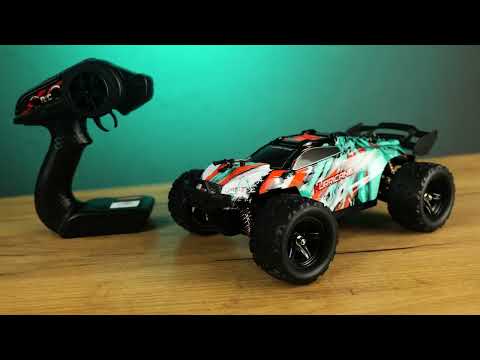 Машина на радиоуправлении: противоударный корпус, резиновые шины (HS 18322)