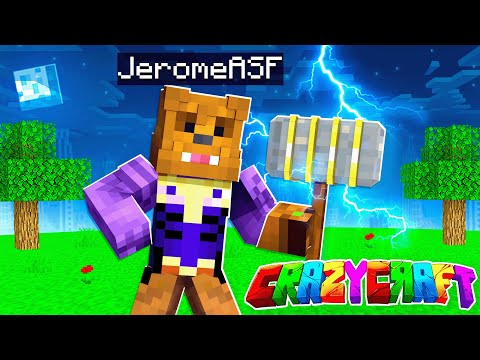🔨 Crafting the EPIC MJOLNIR in Crazy Craft - JeromeASF