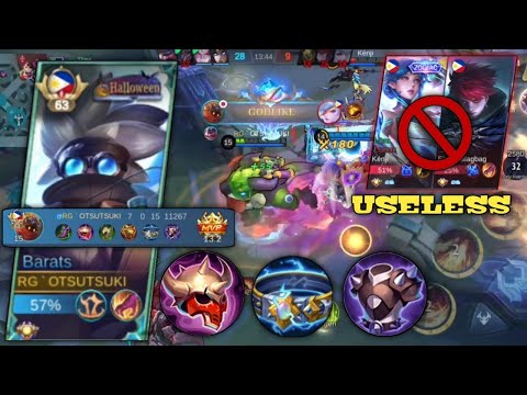 75% AUTO DELETE THIS BARATS CORE + TANK BUILD BUT DEADLY | BEST BUILD ON 2023 | MLBB🦖