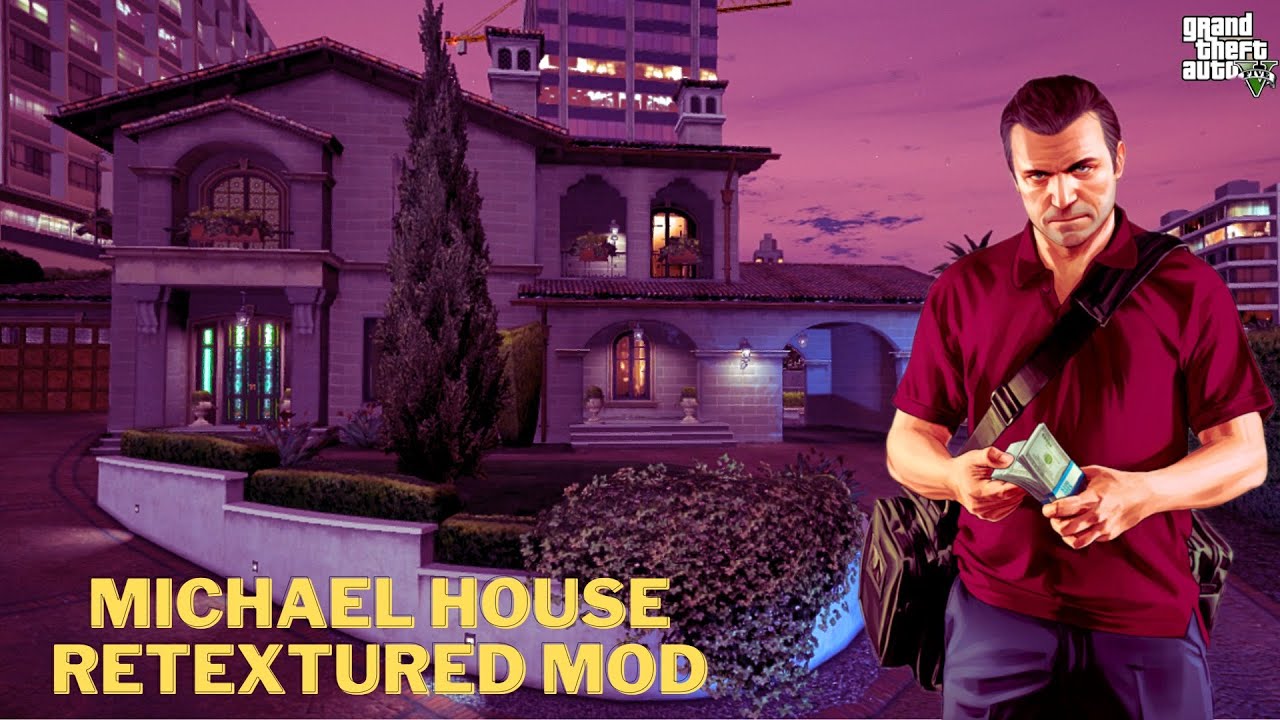 GTA 5 - How to Install Michael House Retextured Mod | Michael House Renovation