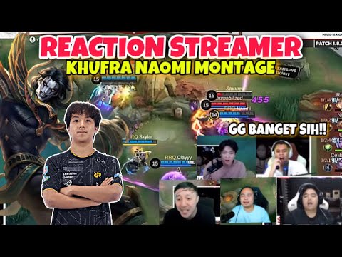 KHUFRA NAOMI MONTAGE MOMENT, REACTION STREAM | RRQ NAOMI