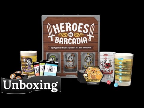 Heroes of Barcadia (Kickstarter Edition): Unboxing