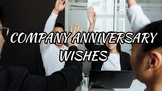 Company Anniversary Message| Happy Anniversary