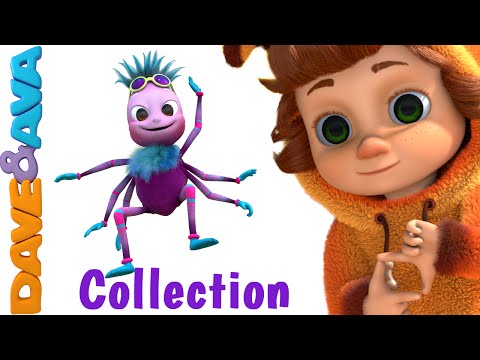 Itsy Bitsy Spider | Nursery Rhymes Compilation | YouTube Nursery Rhymes from Dave and Ava Video