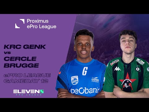 NL | KRC Genk - Cercle Brugge (Proximus ePro League - Speeldag 12)