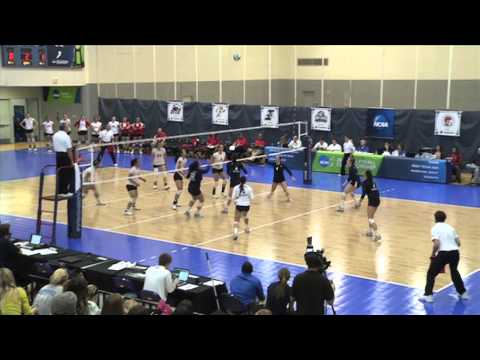 2012 NCAA Division II Volleyball Semifinals: Concordia 3, BYU-Hawaii 1 WASS