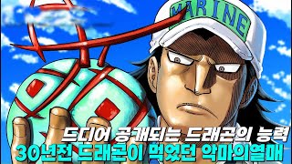 [ 원피스 최신 분석 ] 25년만에 드디어 공개된 드래곤의 능력
