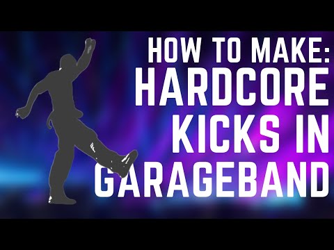 How to make modern Gabber/Uptempo Hardcore Kicks in Garage Band!