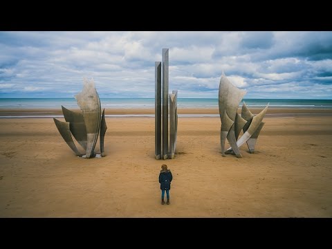 WWII D-DAY LANDING SITE IN NORMANDY! (Omaha Beach, France)