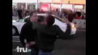 1 Guy Fights and Beats 3 Guys For Hitting His Wife In Time Square