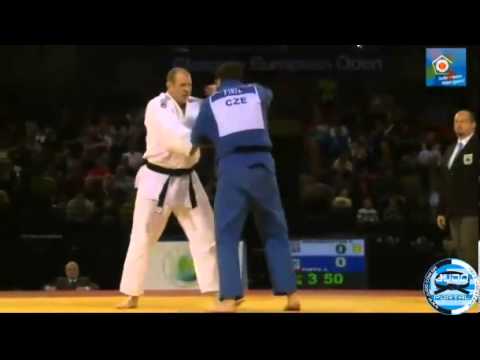 European Judo Open Men Glasgow 2013 Bronze o100kg SHERRINGTON Chris (GBR) - PINTA Jan (CZE)