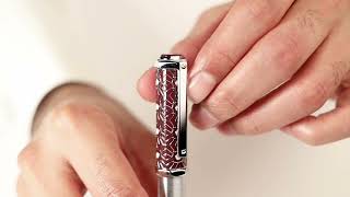 108 قلم سان دهنج عنابي