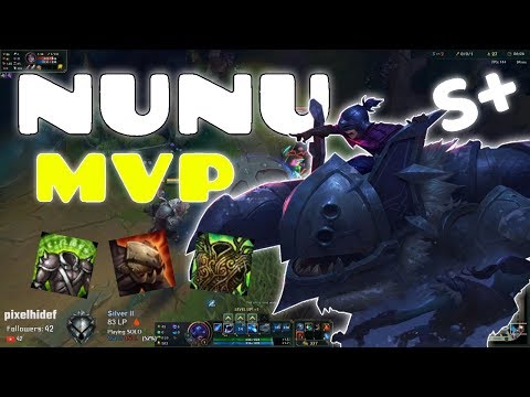 Extreme Carry S+ Nunu Jungle - All Game Domination - Iron to Gold Series EP72