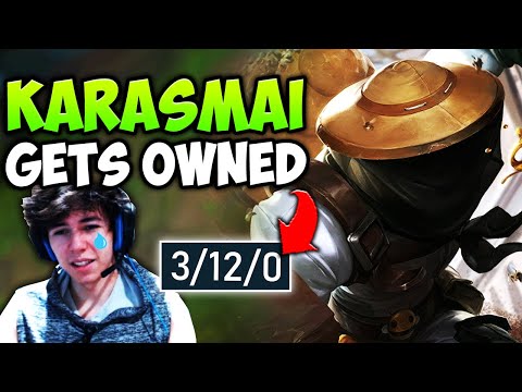 I JUST CAN'T STOP BULLYING KARASMAI (I MADE HIM GO 3/12 ON KAYN) - League of Legends