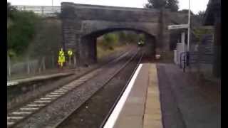 preview picture of video 'Sanquhar Railway Station and a Glasgow bound train'