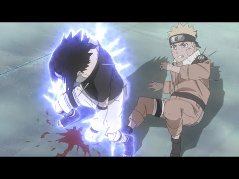 Naruto & Sasuke vs Haku, Sasuke saves Naruto (FULL FIGHT) English subbed
