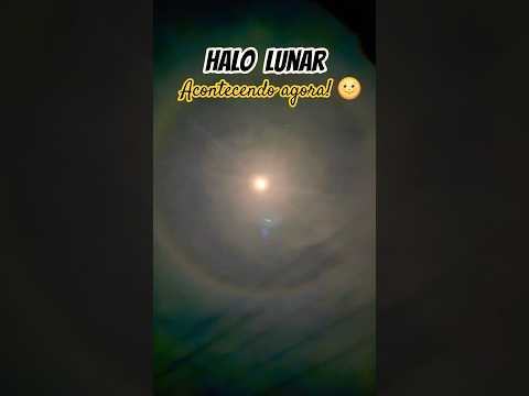 Halo Lunar 🌞Fenômeno Óptico Atmosférico ocorrido em 25/07/26 em Paty do Alferes RJ