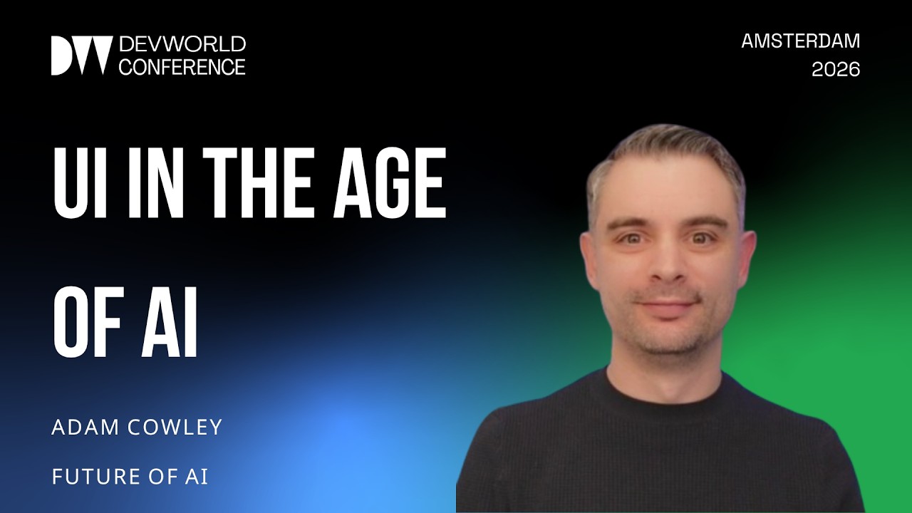 Adam Cowley - UI in The Age of AI