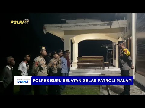 KAPOLSEK KEPALA MADAN MEMIMPIN KEGIATAN PATROLI DIALOGIS &amp; PATROLI MALAM