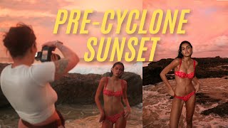 Nikon Z6iii INSANE Pre- Cyclone Sunset Photoshoot