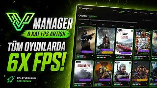 6 KAT FPS ARTTIRAN ÜCRETSİZ VE AÇIK KAYNAK PROGRAM! V-MANAGER BETA!