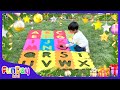 ABC MAT Christmas Phonics Song Pretend Play Finding Letters With Apu FunDayKid