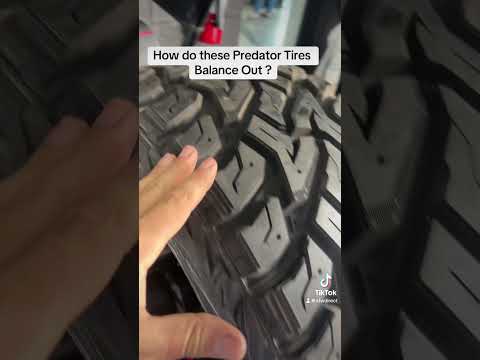 How do these predator Tire Balance out ?