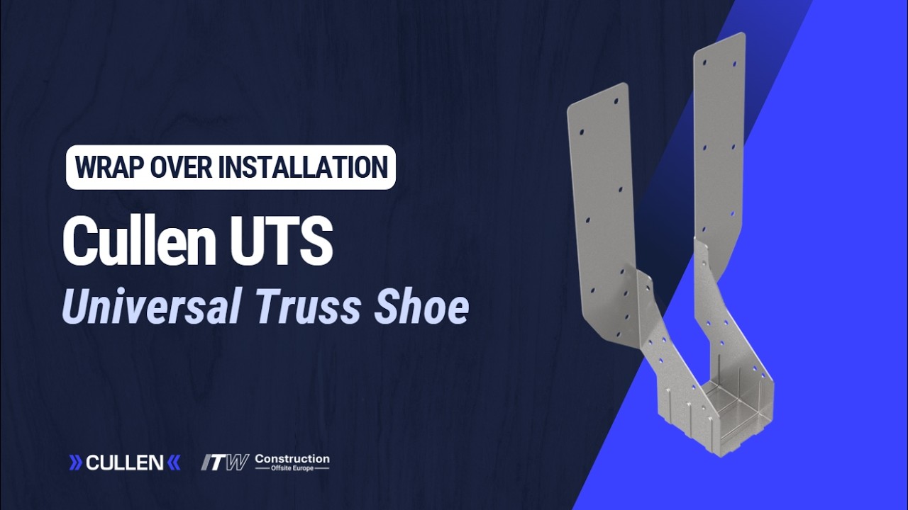 The Cullen Universal Truss Shoe (UTS): Wrap Over Installation Video