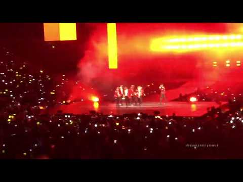 170401 BTS The Wings Tour in Anaheim: Fire