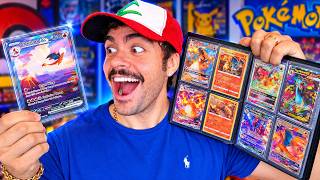 COMPLETEI UM FICHÁRIO DE POKÉMON SÓ COM CHARIZARD 🔥