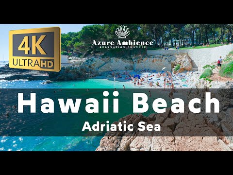 Discover Hawaii Beach and Verudela Canyon in Pula, Croatia | 4K HDR Nature Video Walk