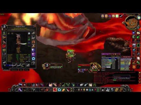 WoW Nos, Ragnaros 1% clutch