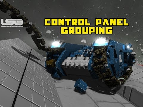 How do you group drills in space engineers?