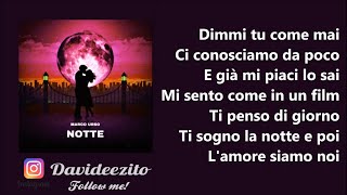 Marco Urso - Notte (audio lyrics)
