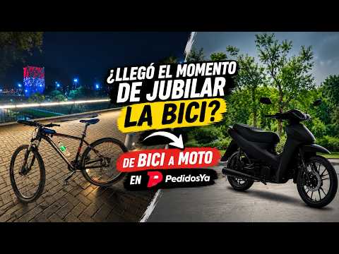 ¿Llegó el momento de jubilar la bici? | De BICI a MOTO en Pedidos Ya #pedidosya #biciando #delivery