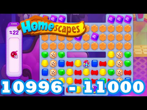 Homescapes Level 10996 - 11000 HD 3 - match puzzle Gameplay | android | IOS | 10997 | 10998 | 10999
