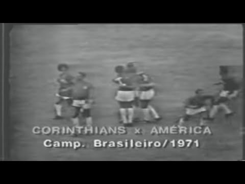 Corínthians 3 x 1 América RJ - Narração Walter Abrahão - 1971