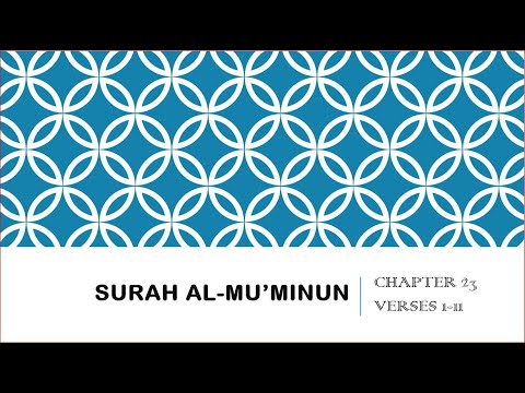 Surah Al-Mu'minun (23:1-11)