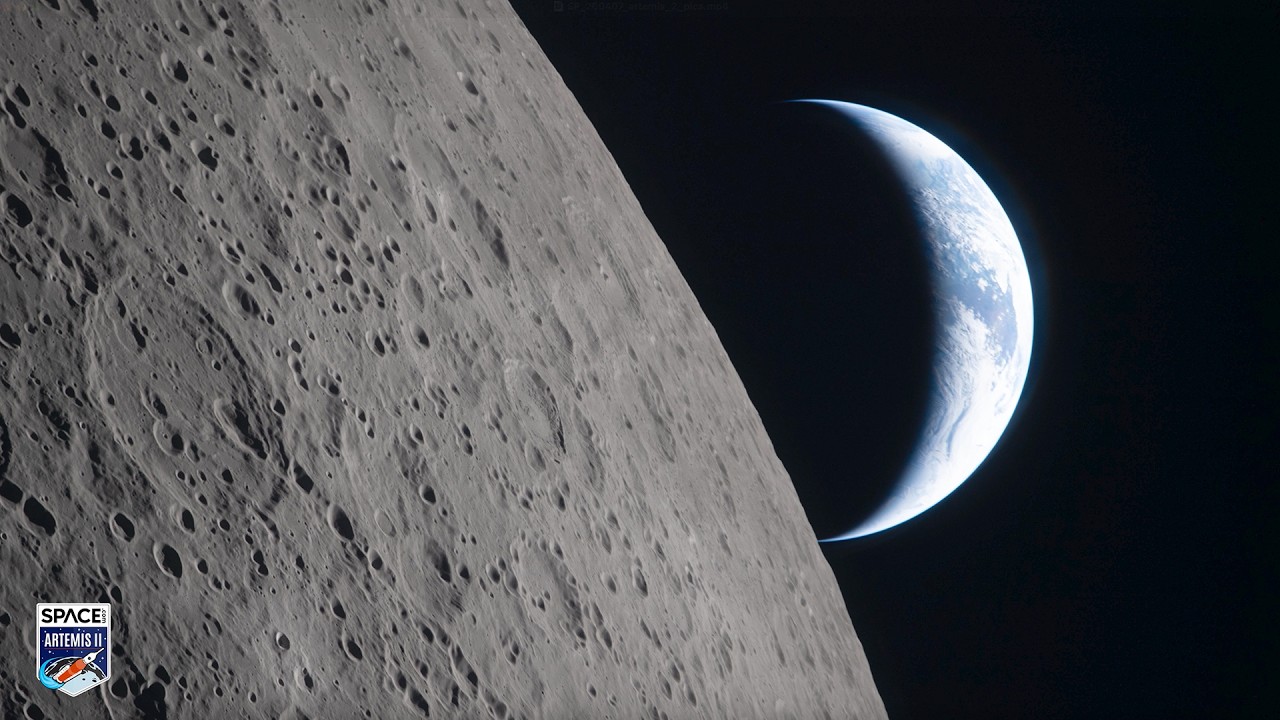 Artemis 2 crew's amazing views of Earth, Moon and a Solar Eclipse during lunar flyby - See in 4K