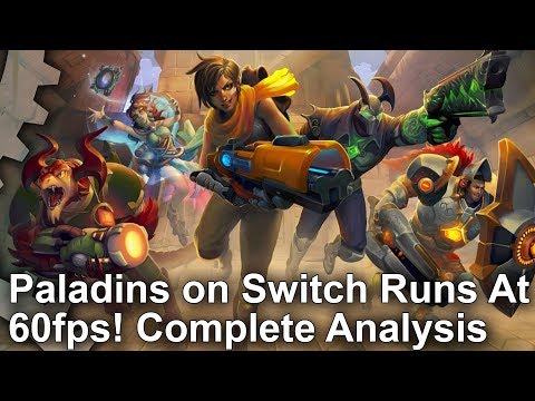 Paladins on Switch runs at 60fps! Complete Analysis + Xbox One X Graphics Comparison