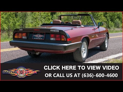 1988 Alfa Romeo Spider Veloce (CC-840395) for sale in St. Louis, Missouri
