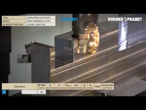 Pramet helical milling cutters for roughing