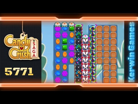 Candy Crush Saga Level 5771 - No Boosters