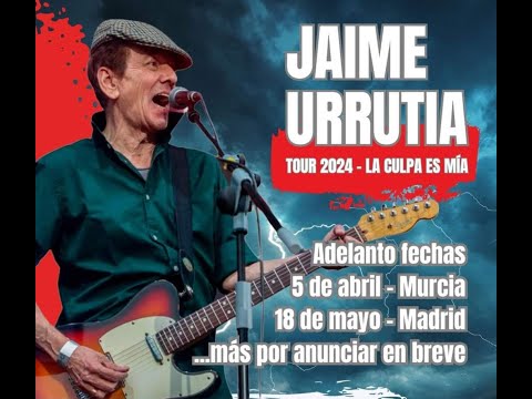 Jaime Urrutia (Gabinete Caligari) Directo 2024 . Concierto Murcia . Full Show 4K