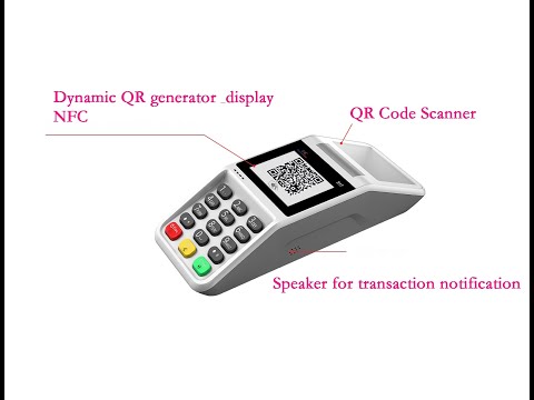 NFC card reader with QR payment Soundbox