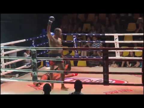 Boxe Thaïlandaise : Jason Ponet gagne par KO en Muay Thai en Thaïlande
